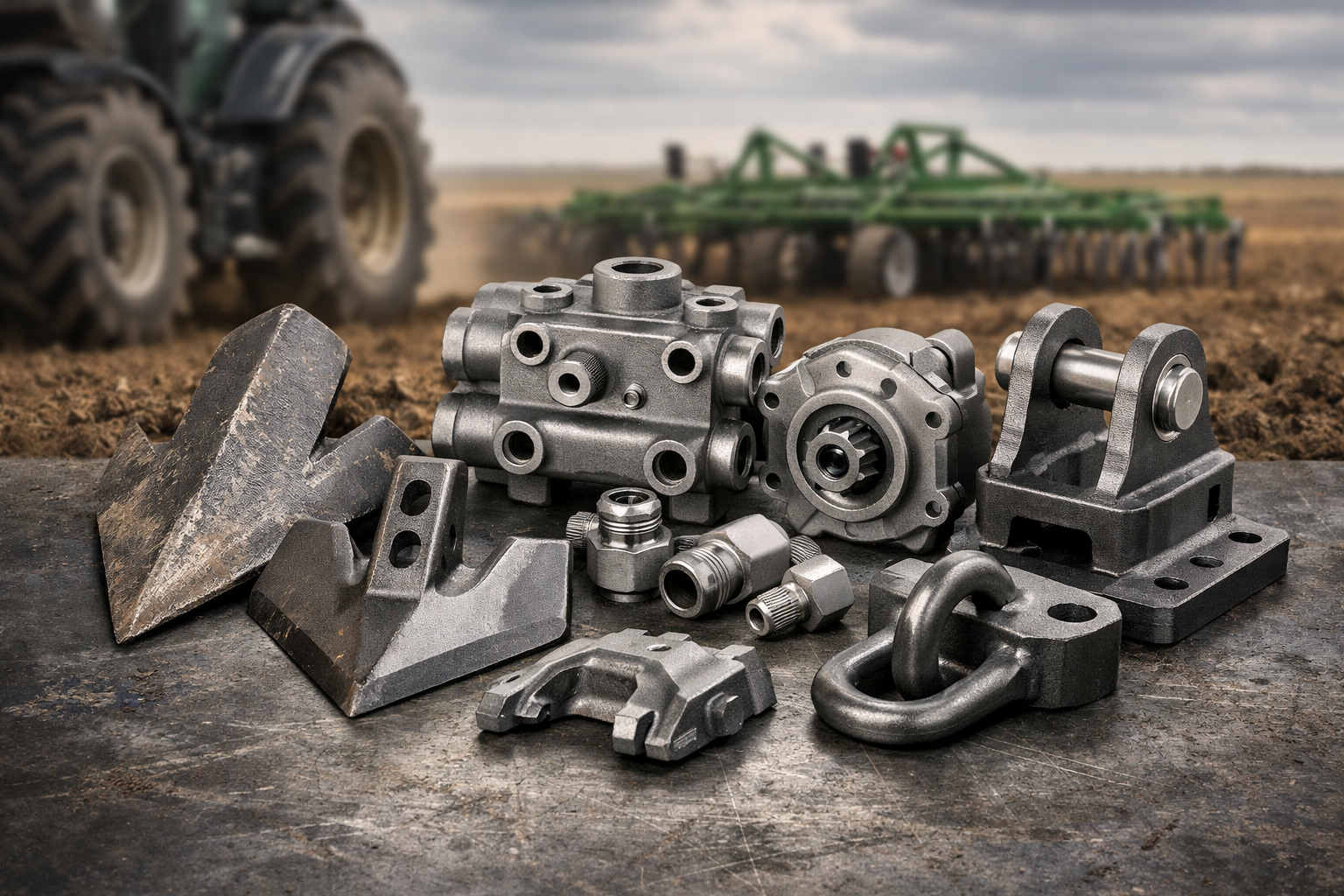 agricultural machinery components
